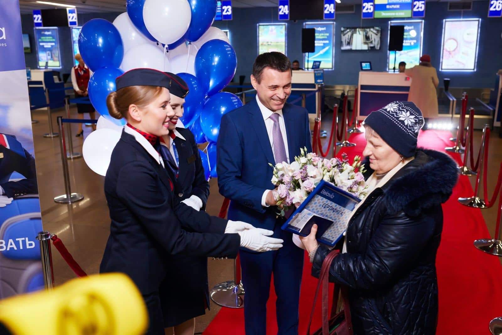 Belavia carried its four millionth passenger for the first time in the year of work