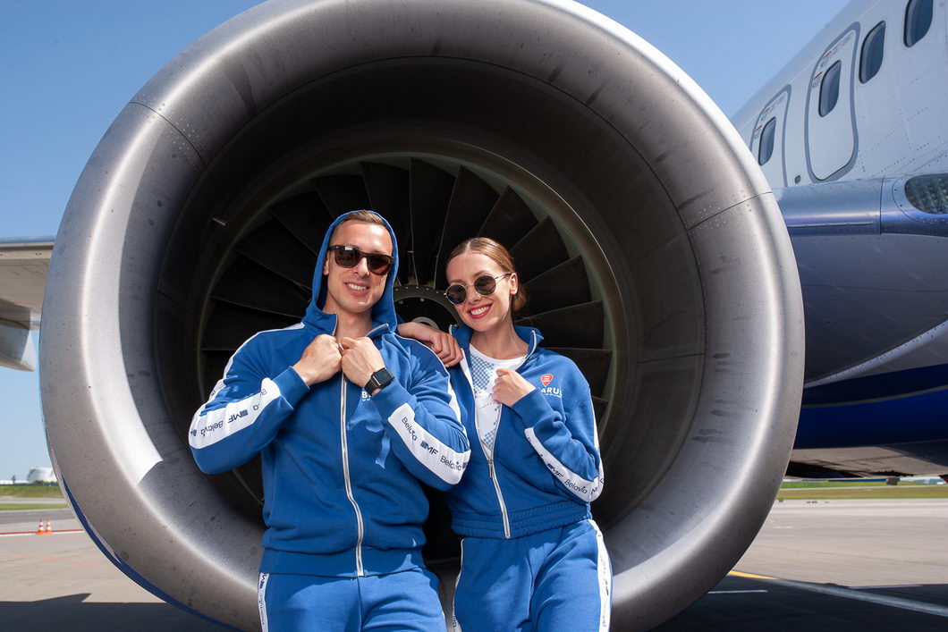 Flight attendants changed their uniforms to sportswear